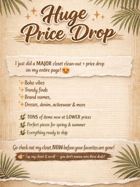 Price Drop !!!!🌸👗🏝️